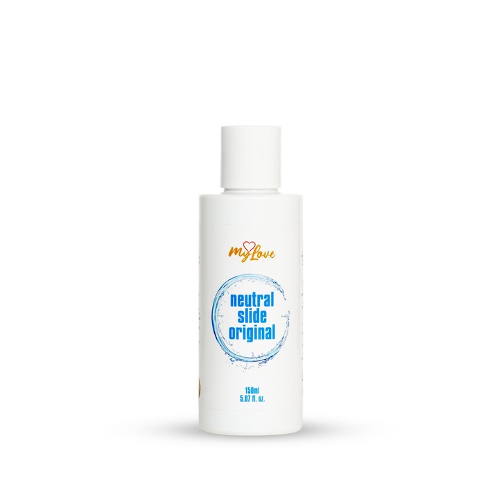 MyLove Neutral Slide Original intim gél, illatmentes, selymes textúrájú, átlátszó, 150 ml