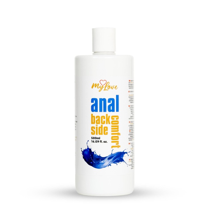 MyLove Anális Hátsó Kényelem intim gél, menta ízzel, sűrű, hosszan tartó állaggal, szórófejjel, 500 ml