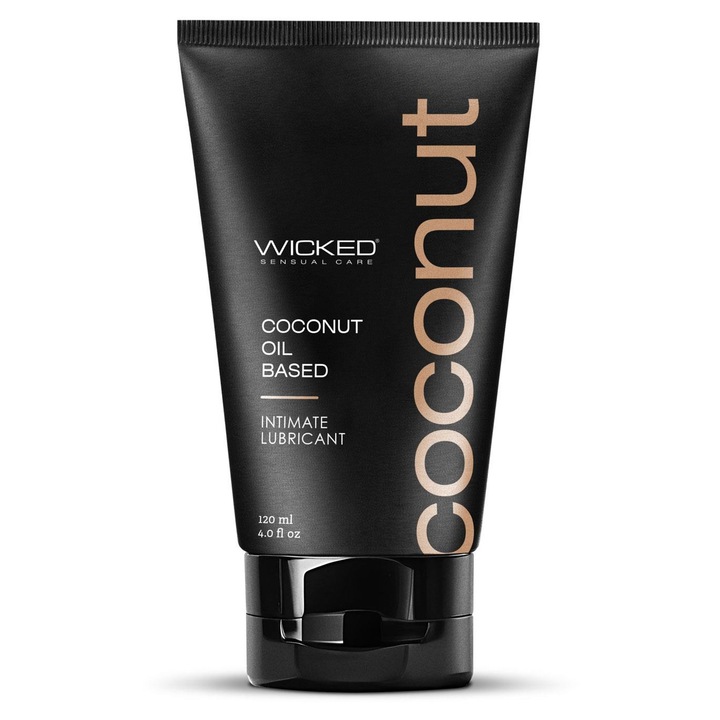 Lubrifiant intim Wicked Sensual Care, ulei cocos, vitamina E, 120ml