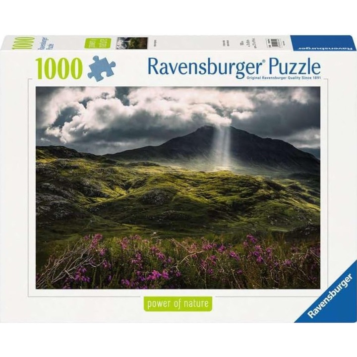 Puzzle Ravensburger din 1000 de piese - Muntii misteriosi