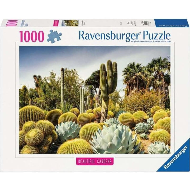 Puzzle Ravensburger din 1000 de piese - Gradina desertului Huntington