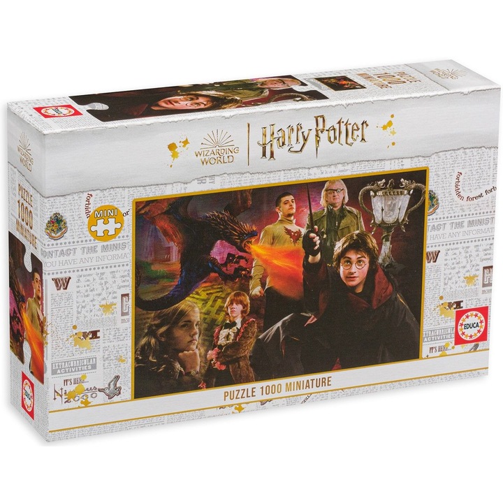 Puzzle neon Educa din 1000 de mini piese - Harry Potter, miniatura 2