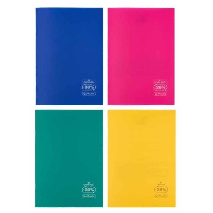 Herlitz A5 füzetek, 60 lap, 5 db-os szett, többszínű