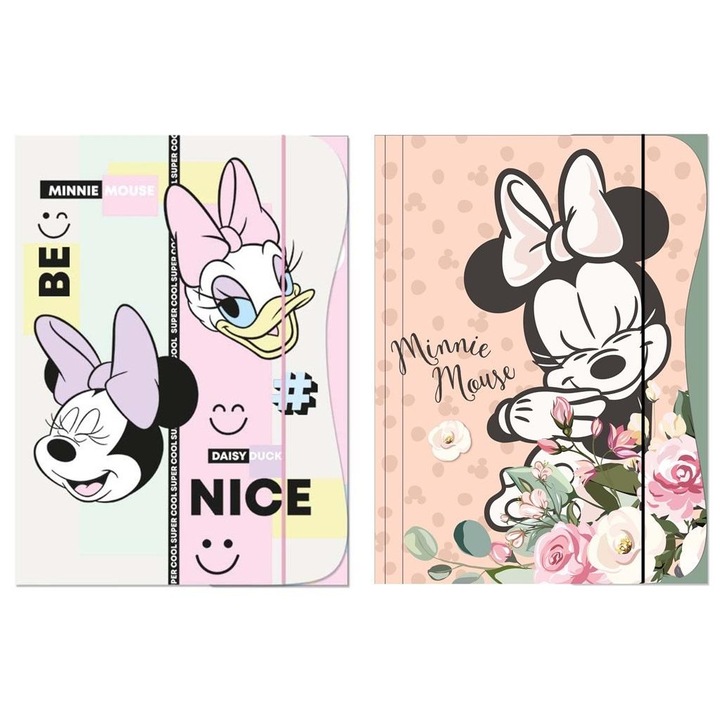 Beniamin Minnie Mouse A4 mappa/iratgyűjtő, gumis, papír, belső fülekkel, licencelt, többszínű, 1 db