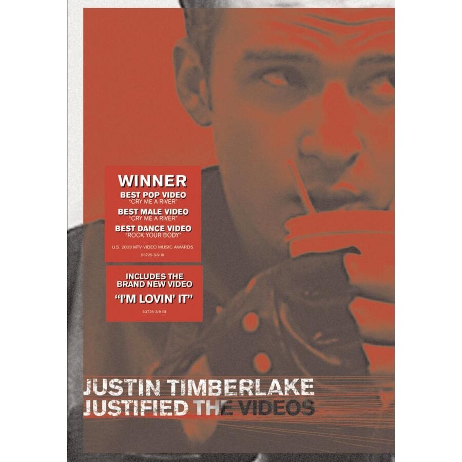 Justin Timberlake (from N Sync)-Justified: The Videos-DVD