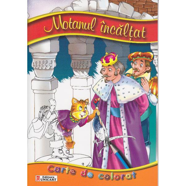 Motanul Incaltat - Carte De Colorat