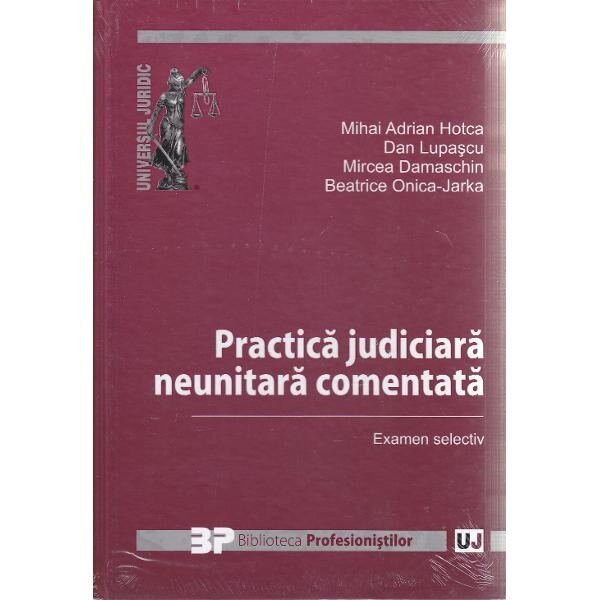 Practica judiciara neunitara comentata - Mihai Adrian Hotca, Dan Lupsacu, Mircea Damaschin