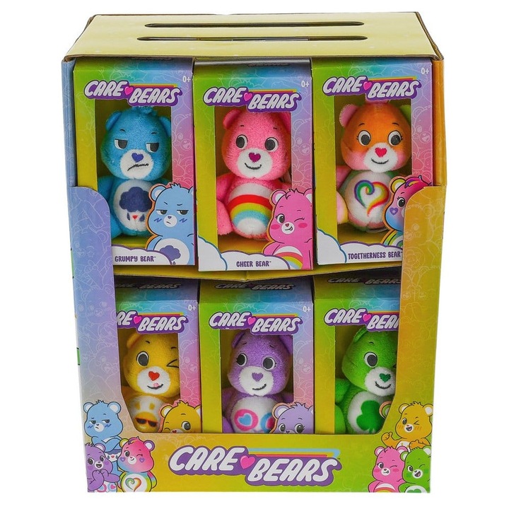 SIMBA Care Bears Mini figurakészlet, gyűjthető, 7 cm, többszínű, 6 darab
