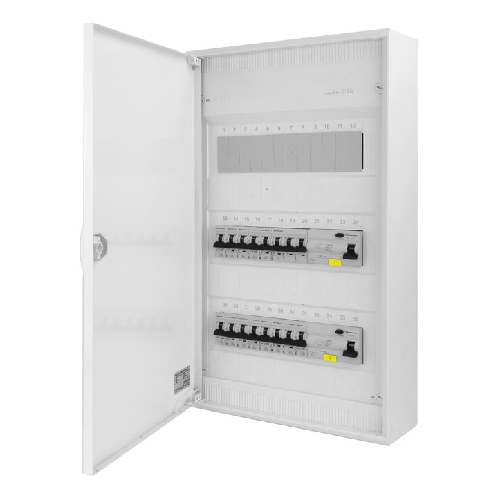 Tablou electric natynkowy Doktorvolt DV-6333-NT 36 module alb 515x305x96,5mm