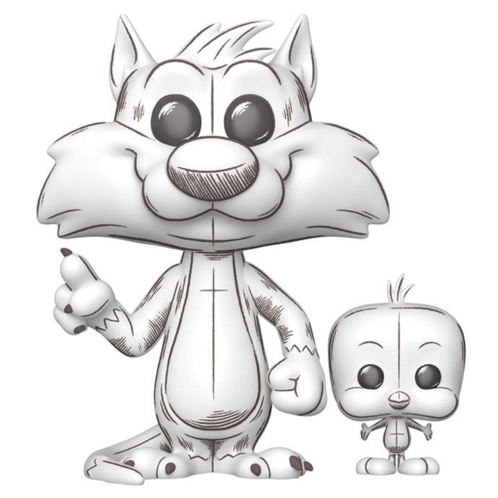 Фигурка Funko POP&Buddy Animation Looney Tunes - Силвестър и Твити