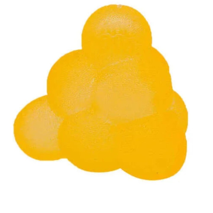 3D Flippy Fidget Játék, Frosted Piramis Modell, Stresszoldó Játék Gyermekeknek és Felnőtteknek, Lassan Visszatérő Nyomkodható Squishy, Relaxációhoz és Koncentrációhoz, 6.5 cm, 100g, Sárga