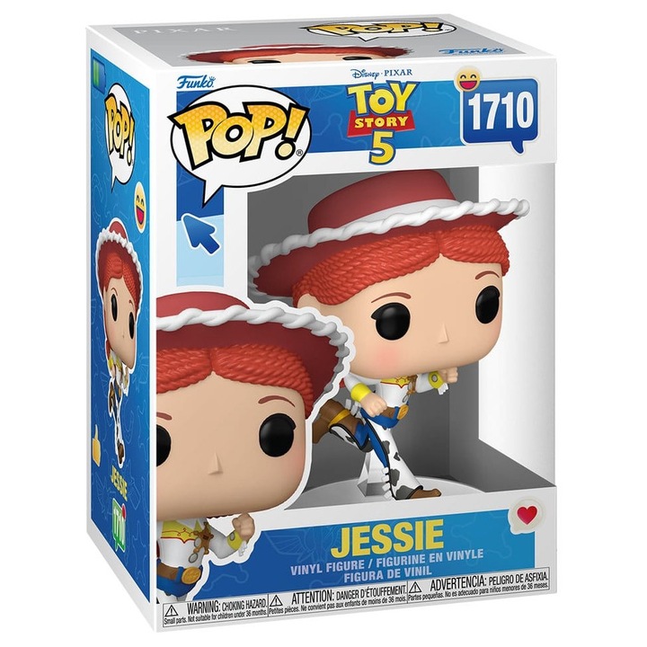 Figura/szobor FUNKO POP! Toy Story 5 Jessie 1710, vinil, 9 cm, Többszínű, 1 x figura