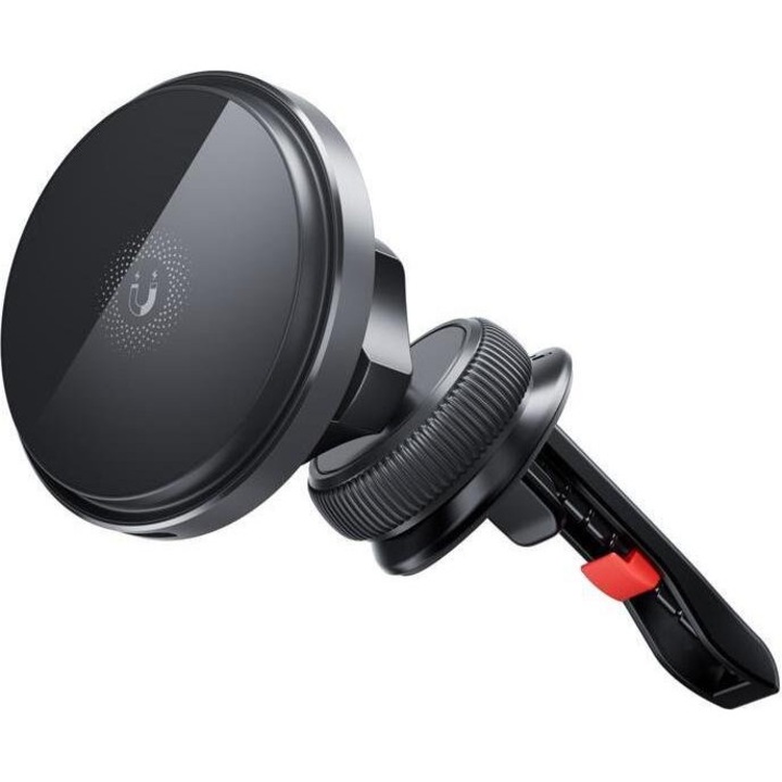 Incarcator auto wireless magnetic XO CX015, incarcare rapida 15W, intrare USB-C 5V/9V/12V, compatibil Qi/Samsung/Apple 5W/7,5W/10W, detectie obiecte metalice, negru, 1 buc