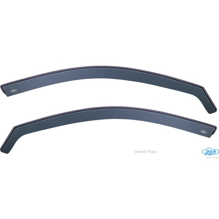 Set 2 deflectoare geam DGA Volvo V40 5D 2012+, acrilic transparent flexibil