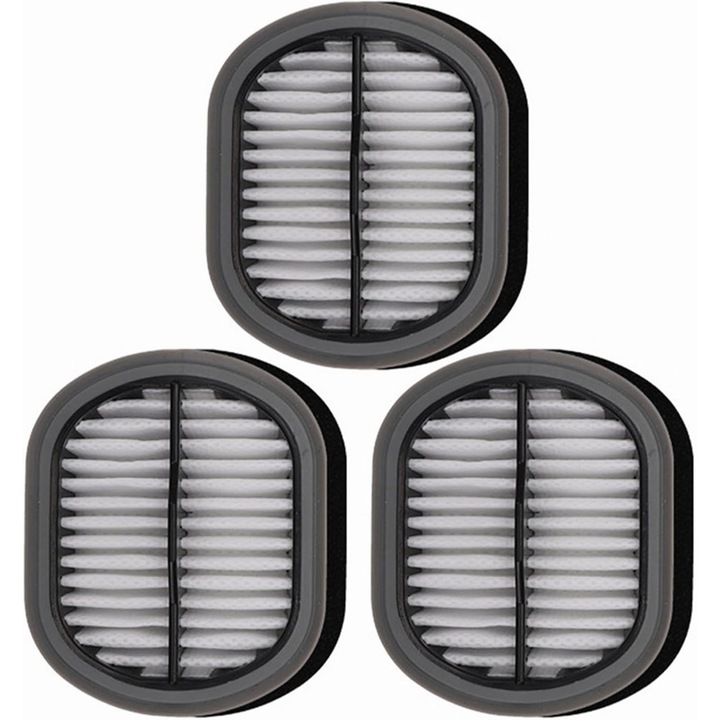 Pachet de 3 filtre pentru aspiratoarele Tineco - Filtru de particule de inalta eficienta - Compatibil cu Tineco 2.0 Slim