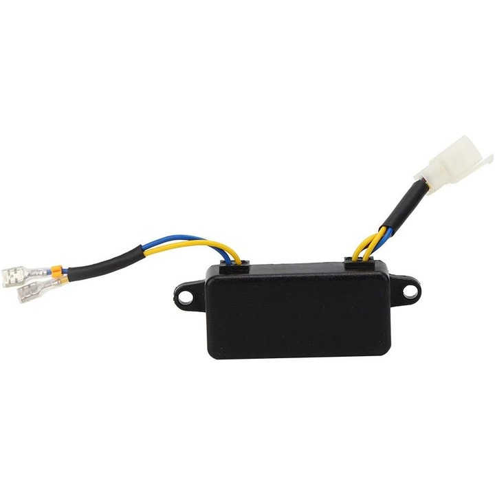 Regulator de generator, regulator de tensiune AVR 3kW, AVR pentru generator pe benzina, AVR 250V 220µF pentru generator monofazat pe benzina 2-3kW, negru