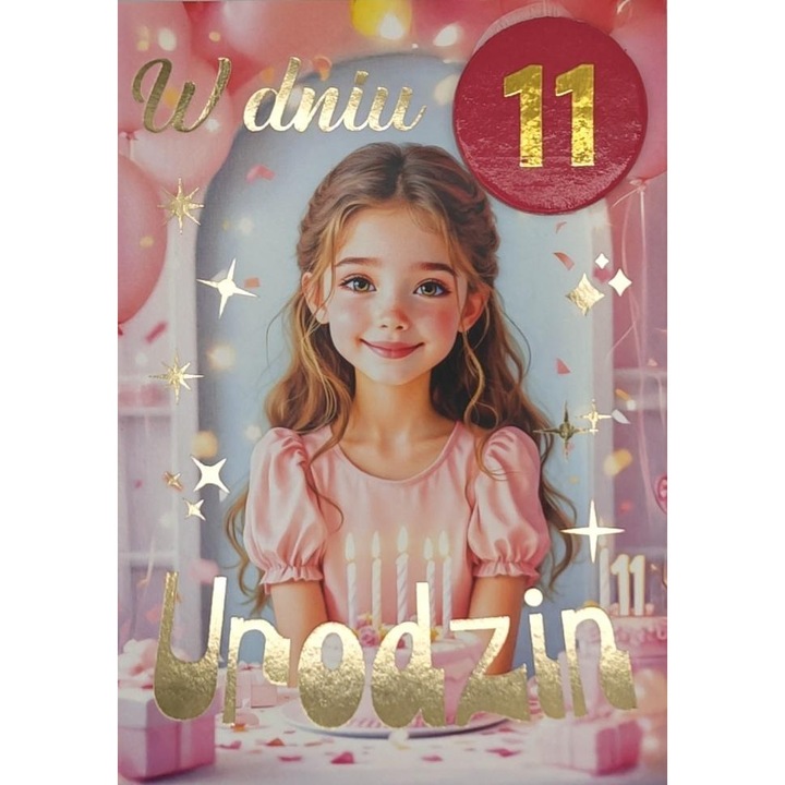 Felicitare YEKU 3K cu element aplicat multicolor 0x1x13cm