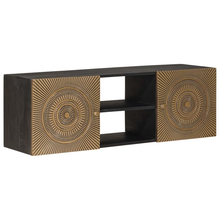 Cabinet TV cu sertar cu raft cu usa vidaXL, Alama 105 x 30 x 50 cm