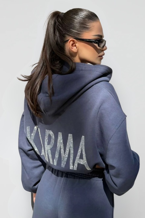 KARMA - Set de damă cu pietre Inspired, Albastru