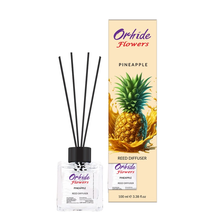Szobaillatosító Orchidea Virágok 100ml, Ananász