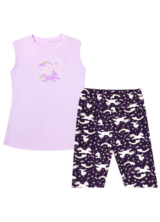 Set pantaloni scurti Flyish Direct fete protectie UV 110 CM