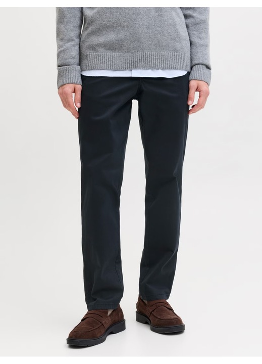 Jack & Jones, Чино панталони, мъжки, Jpstollie Vance, Regular Fit, със средна талия, Тъмно синьо, 32, 32, Тъмно морско синьо