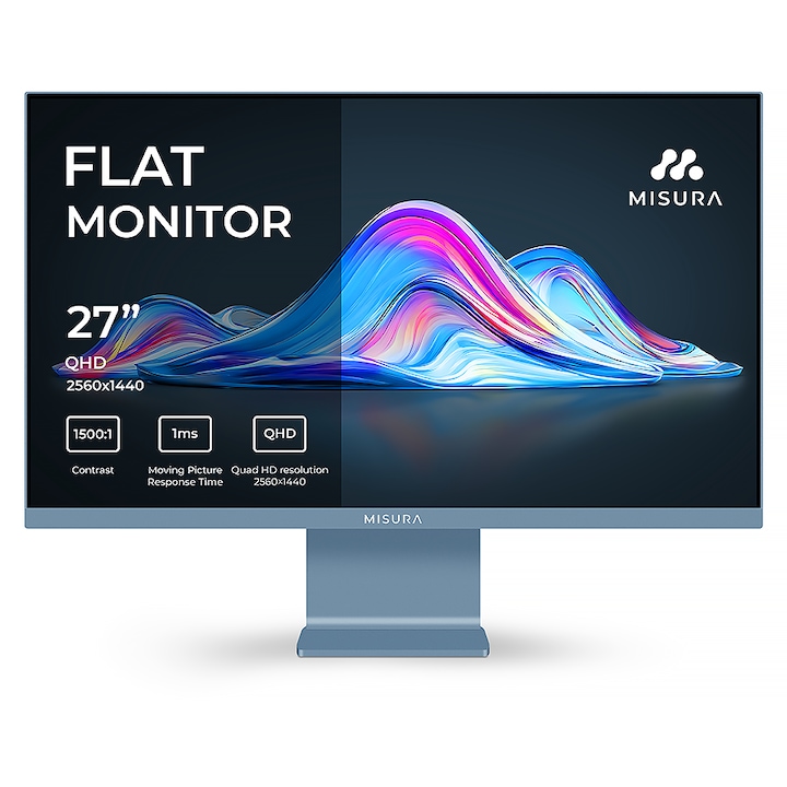 27" цветен IPS монитор 120 Hz - MISURA VIVA Mist Blue