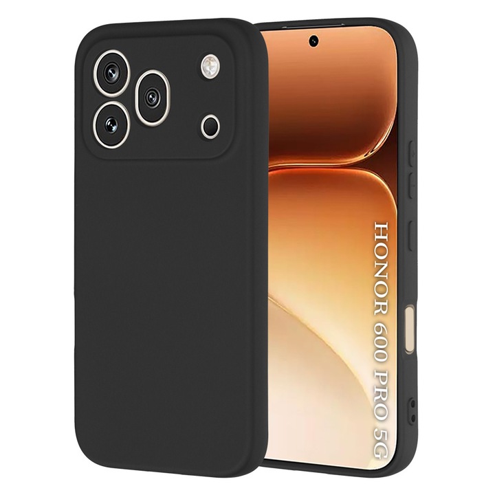 Husa compatibila cu Honor Honor 600 Pro, Stef's Cat, SoftFlex, negru