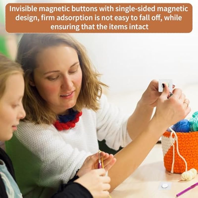 Place Setting Test Set 50 capse magnetice invizibile, 1.5cm, metalic, 3x0.2cm - eMAG.ro