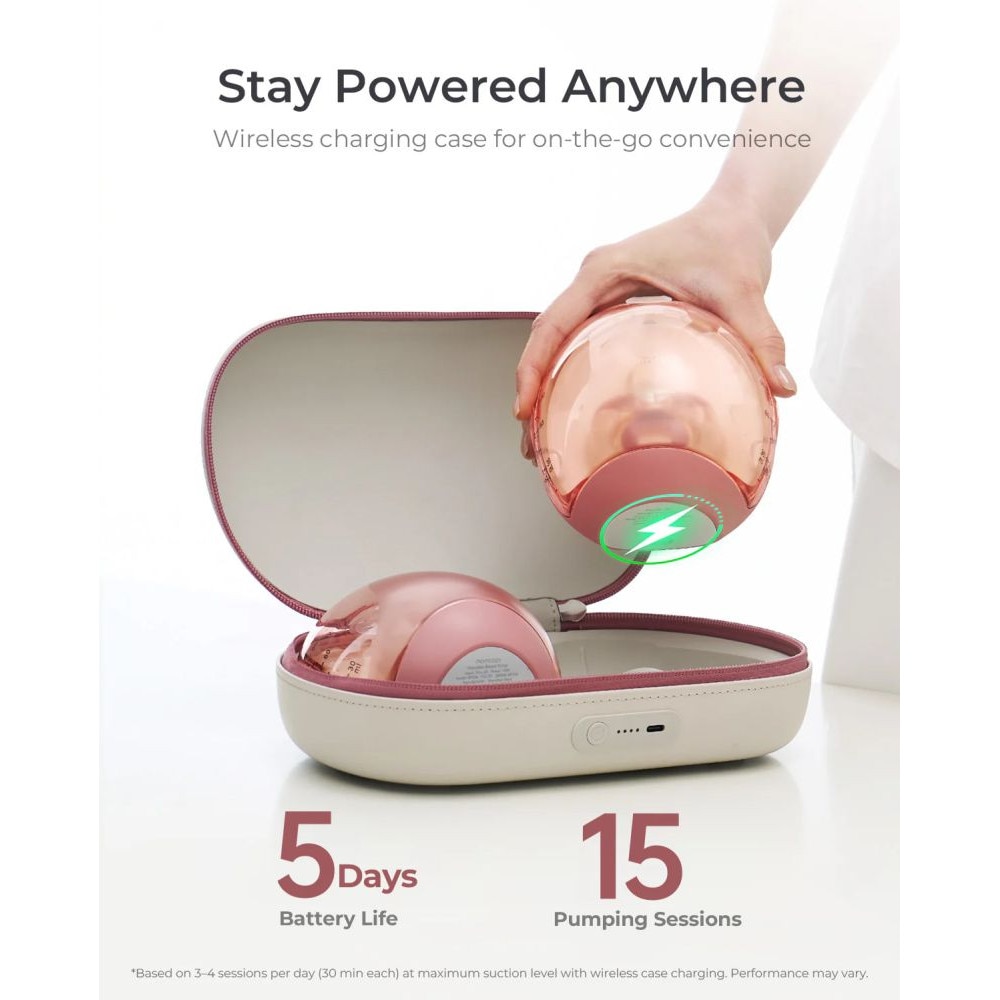 Pompa de san Momcozy Hands-free dubla Air 1 Ultra-Slim - eMAG.ro