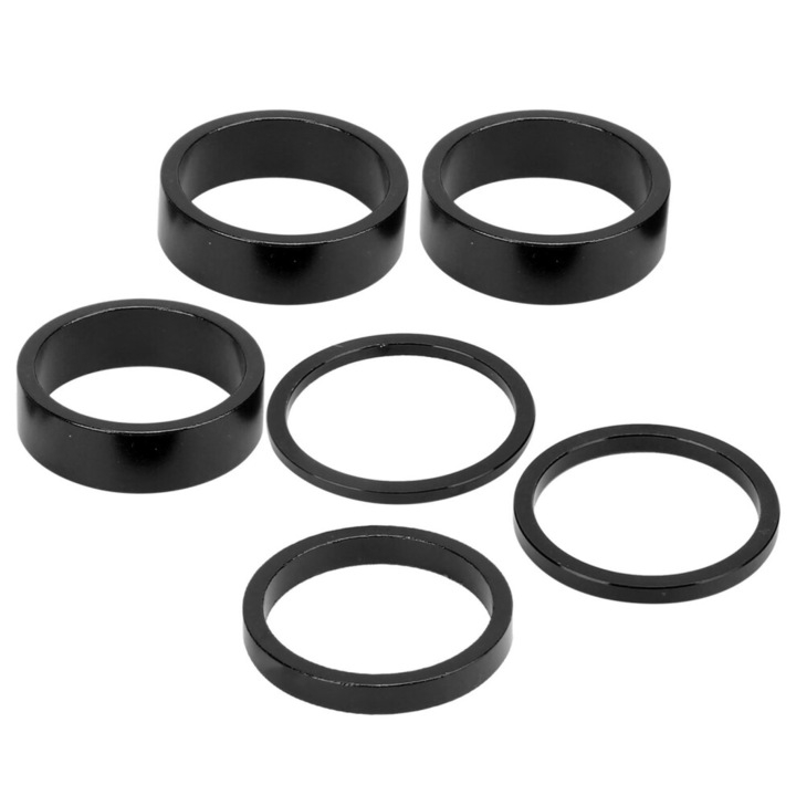 Alumínium távtartó kerékpárhoz, 4 darabos készlet, 2-10mm, zöld