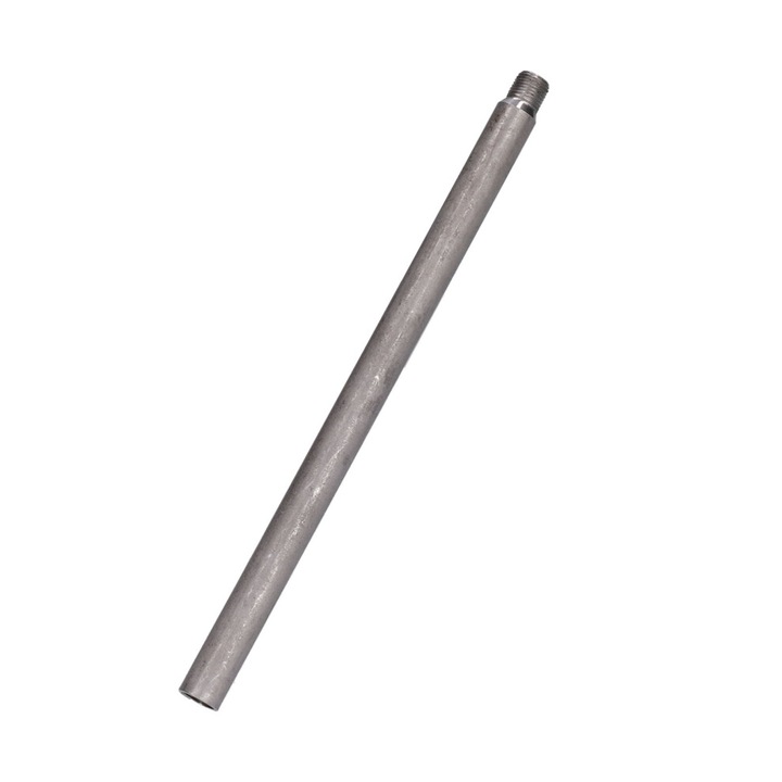 G1/8 csőhosszabbító, rozsdamentes acélból, hegeszthető, korrózióálló, gázhoz és vízhez, ezüst, 20 cm