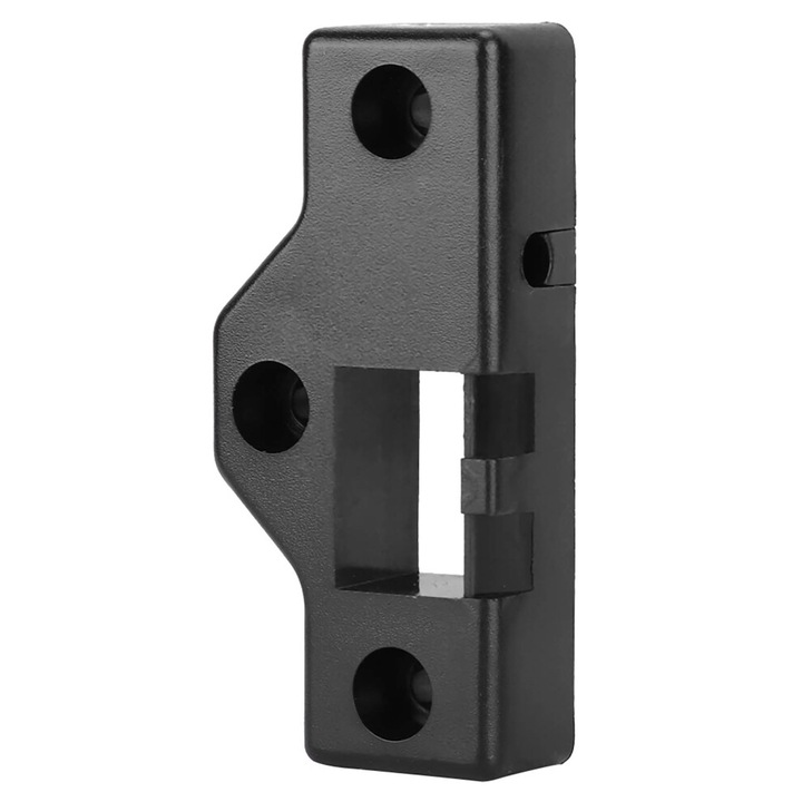 Placa de contact pentru incuietoare electronica, placuta de blocare din ABS, rezistenta la rugina, pentru sertare si dulapuri, Negru, 1 buc