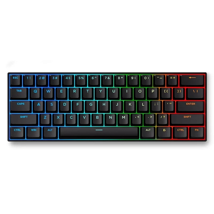 MCHOSE геймърска механична клавиатура Gaming Mechanical Keyboard Ace 60 Pro - 8K, TTC Uranus Magnetic Switch - Standard [Linear] (English US), Black