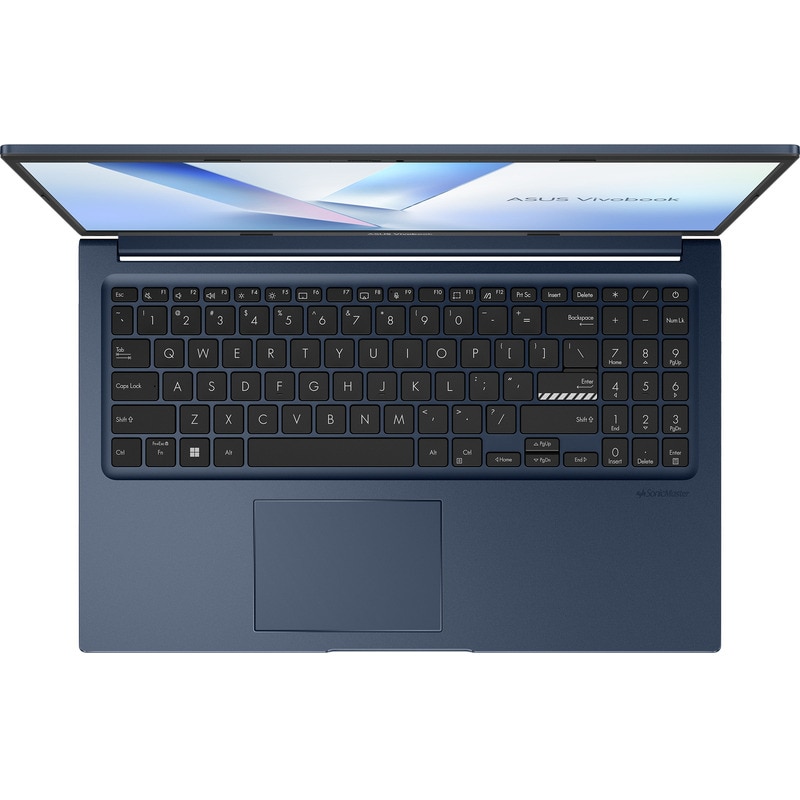 Laptop ASUS 15.6'' Vivobook 15 X1504VA, FHD, Procesor Intel® Core™ 7 150U (12M Cache, up to 5.40 GHz), 56GB DDR5, 2 TB SSD, Intel Graphics, WINDOWS 11 PRO, Quiet Blue
