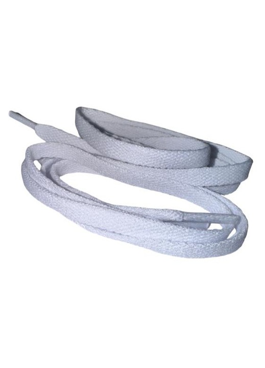 Gyerek cipőfűző 60cm, lapos, strapabíró modell, fehér