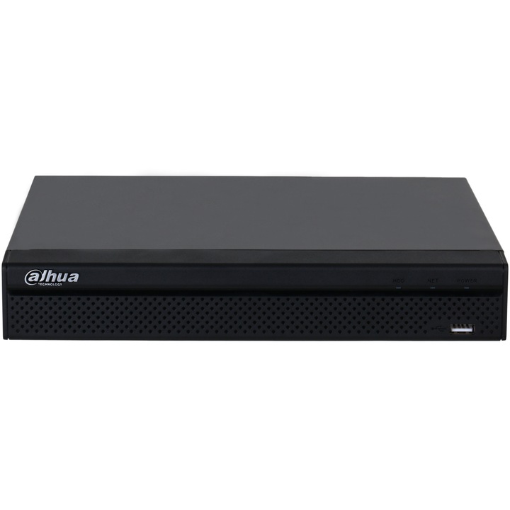 NVR Dahua Lite DHI-NVR2108HS-8P-4KS3, 8 canale, 12MP, 144 Mbps, PoE, ONVIF