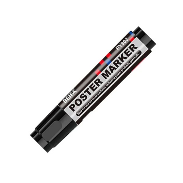 Beifa, PY903-01B4, ferde hegyű, fekete permanent marker
