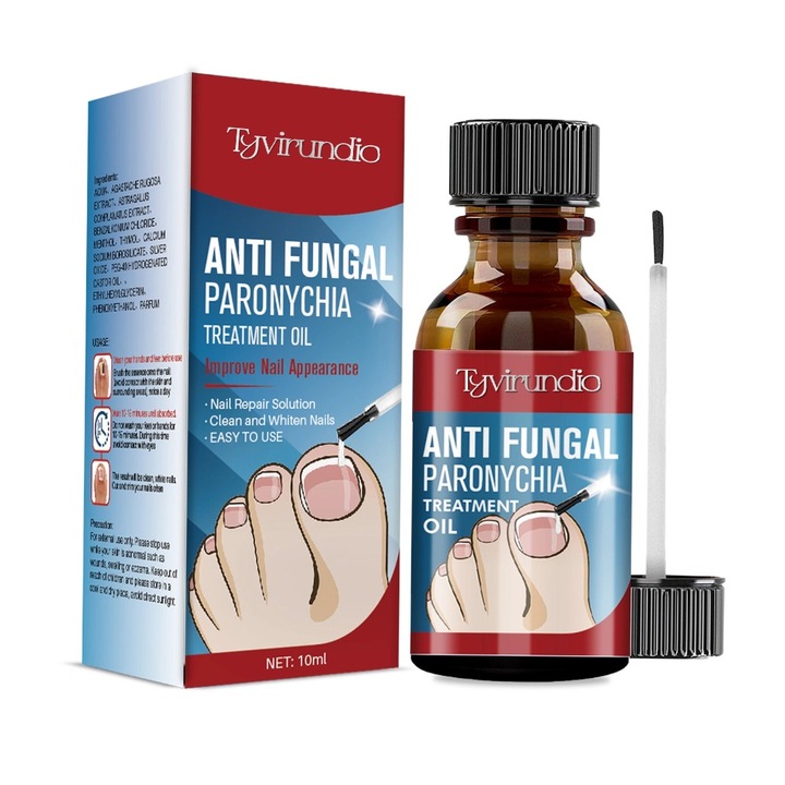 Tyvirundic körömkezelés, átlátszó folyadék, 10ml, tápláló gombaellenes