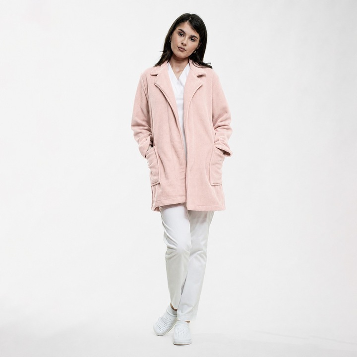 Halat polar scurt, culoare roz B4, marime XL