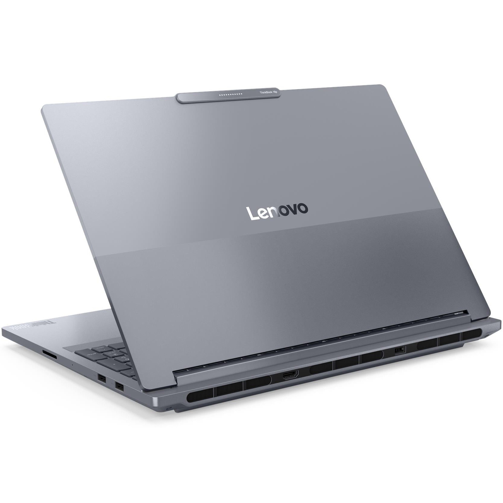 Laptop Lenovo ThinkBook 16p G6 IAX cu procesor Intel Core™ Ultra 9 275HX pana la 5.40 GHz, 16" 3.2K IPS,165Hz, 32GB RAM, 1TB SSD, NVIDIA GeForce RTX™ 5060 8GB GDDR7, Windows 11 Pro, Luna Grey