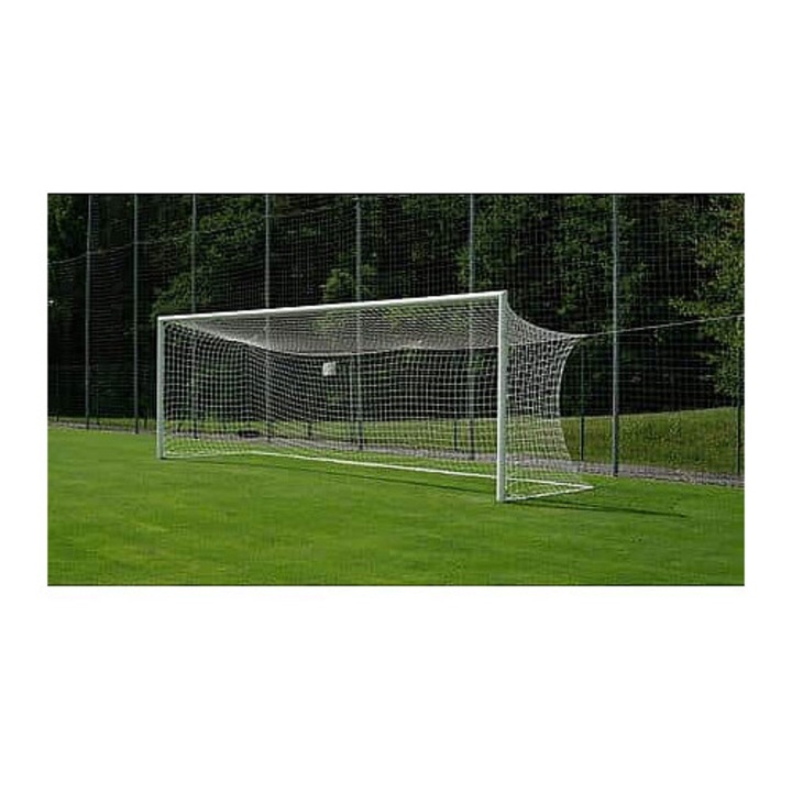 Leon de Oro A11 M120 fehér futballháló 7.5x2.5x2x2m