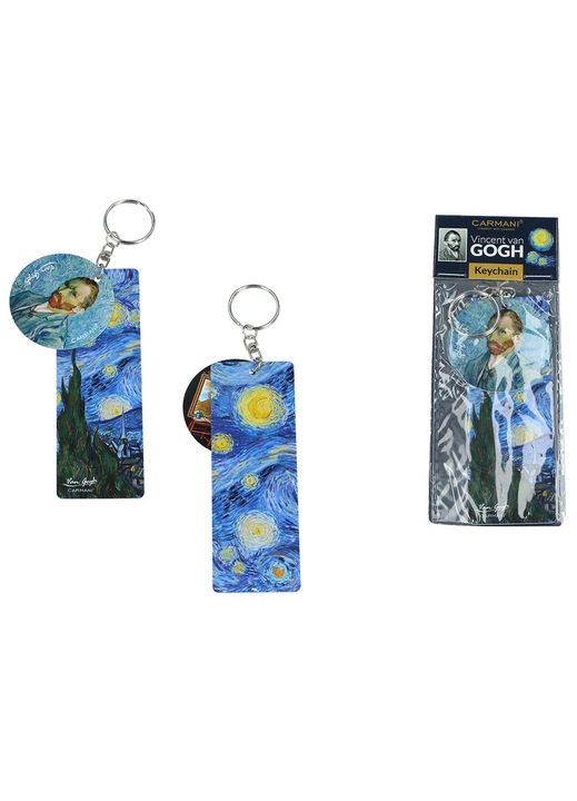 Carmani Van Gogh Csillagos éj kulcstartó, kék