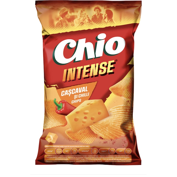 Chio intense cascaval si chili 125gr
