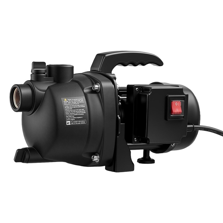 Felületi szivattyú, 800 W, 3300 l/h, szívómélység 8 m, max. emelési magasság 44 m, hővédelem