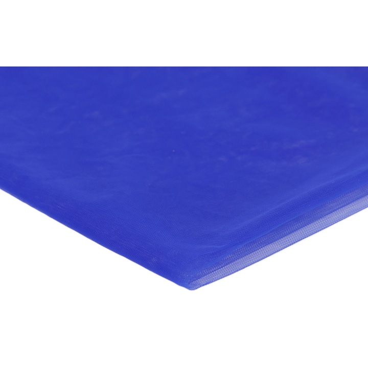 Tüll és nejlon textil anyag, Kék, 100% nejlon, 50cm x 165cm