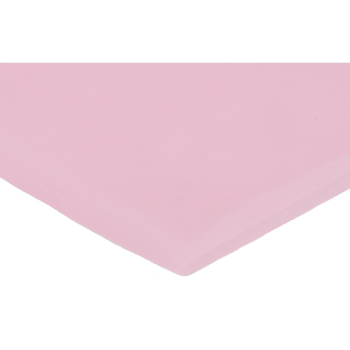 Material textil din Tul si Nailon, Roz deschis, 100% Nailon, 50cm x 165cm