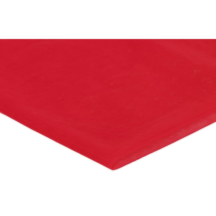 Tüll és Nylon textil anyag, Piros, 100% Nylon, 50cm x 165cm