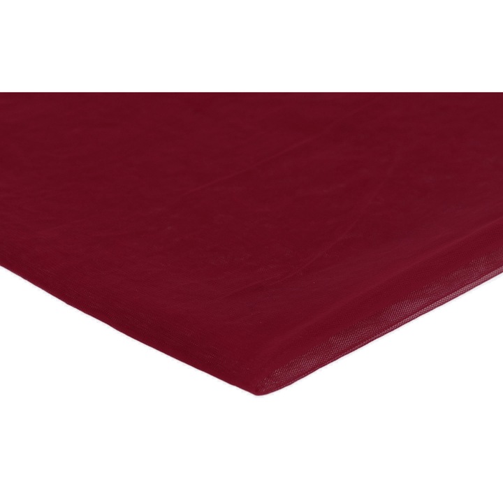 Textil anyag Tüll és Nejlon, Bordó, 100% Nejlon, 50cm x 165cm