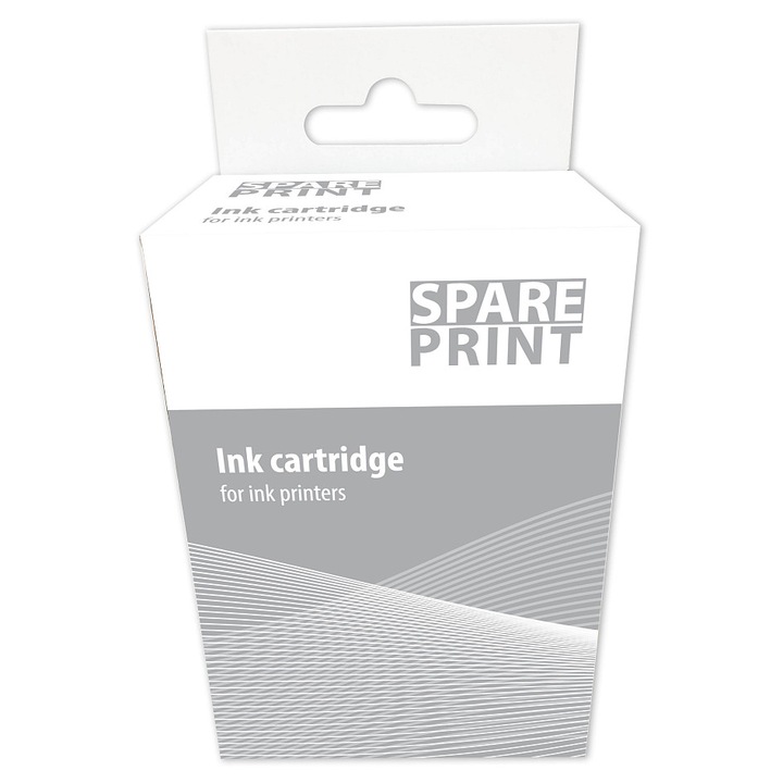 Cartus compatibil Spare Print LC-123M, cu cip 100% nou, compatibil cu imprimante Brother, Magenta, 10ml